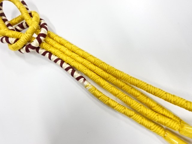 未使用品　正絹　手組帯締め